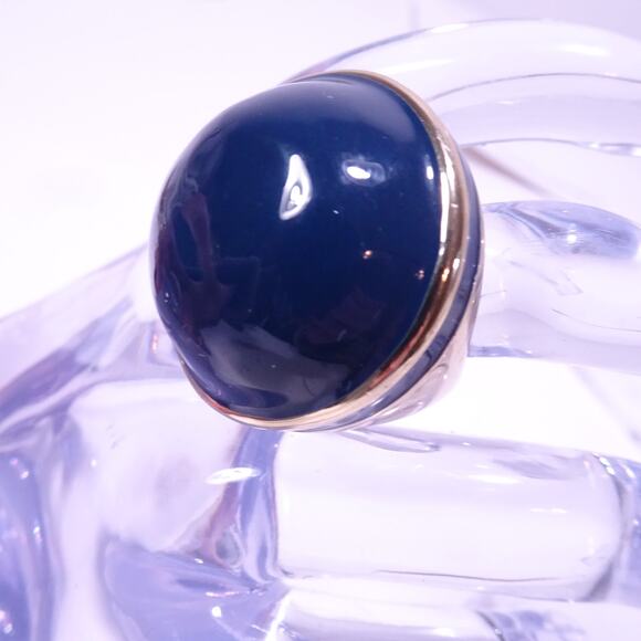 NWT Banana Republic Vintage Mad Men Enamel Bubble Cocktail Ring NWT 68 Sz 8 - Picture 8 of 9